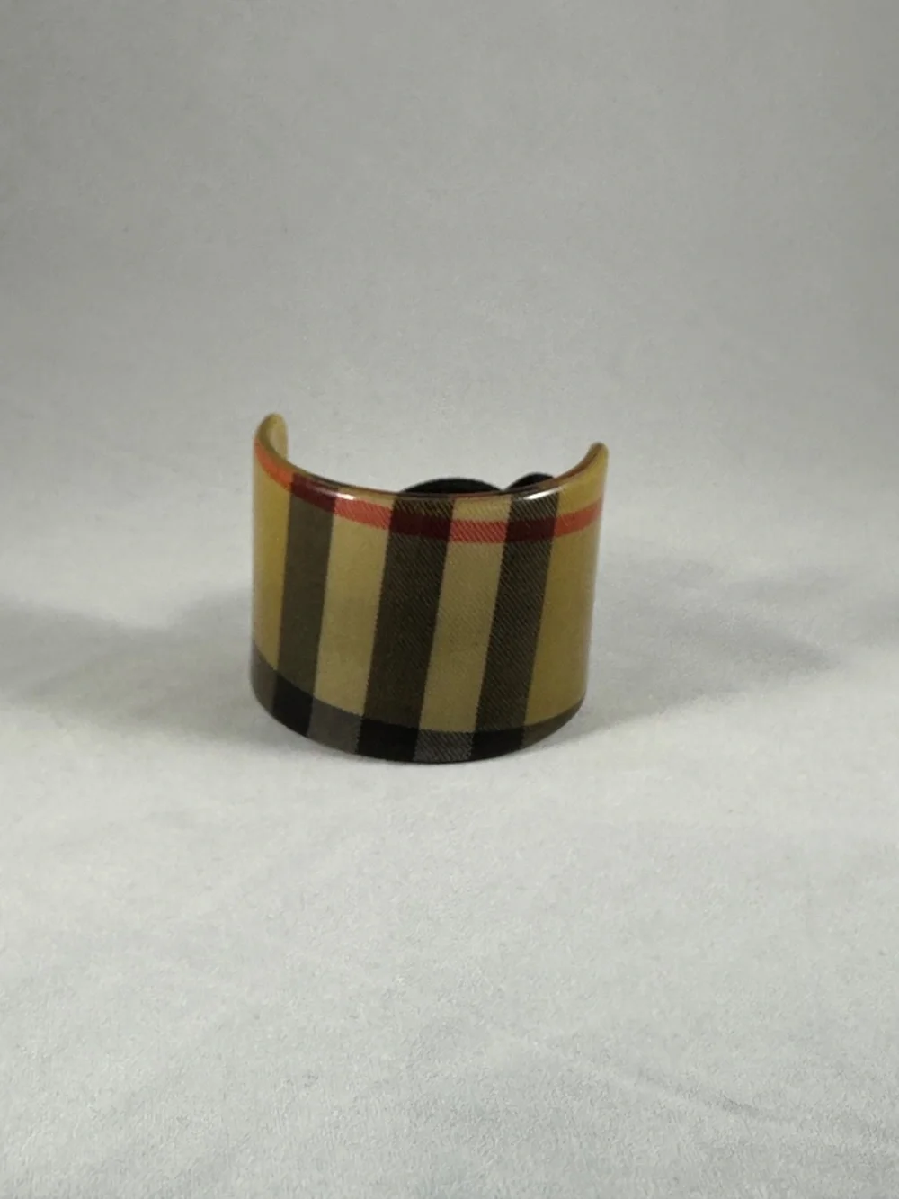 Burberry Nova Check Ponytail Holder / Hair Cuff – Made in France